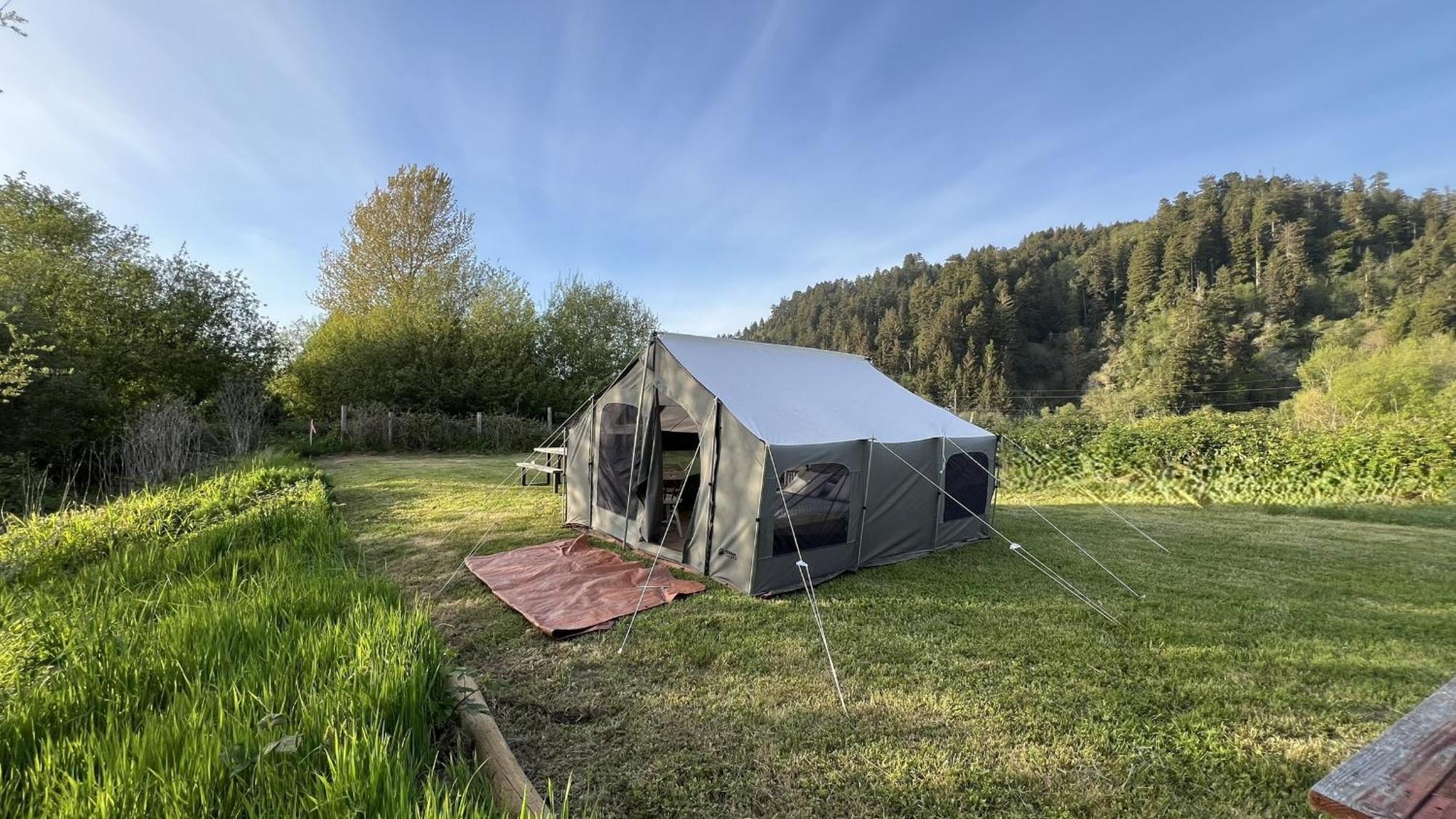Glamping Tent On The River Klamath Dış mekan fotoğraf